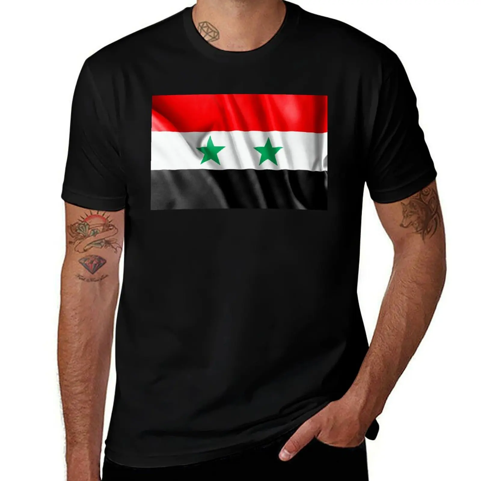 Syria Flag T-Shirt aesthetic clothes oversize t-shirts man anime shirt customs design your own t shirts for men graphic
Syria Flag T-Shirt aesthetic clothes oversize t-shirts man anime shirt customs design your own t shirts for men graphic