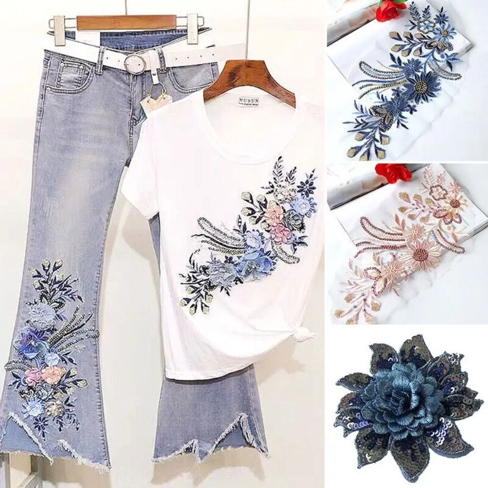 Polyester Mesh Embroidery Flower Lace Patch Sew Clothing Decoration Embroidered Fabric Stickers 3D Fabric Flowers Appliques
Polyester Mesh Embroidery Flower Lace Patch Sew Clothing Decoration Embroidered Fabric Stickers 3D Fabric Flowers Appliques