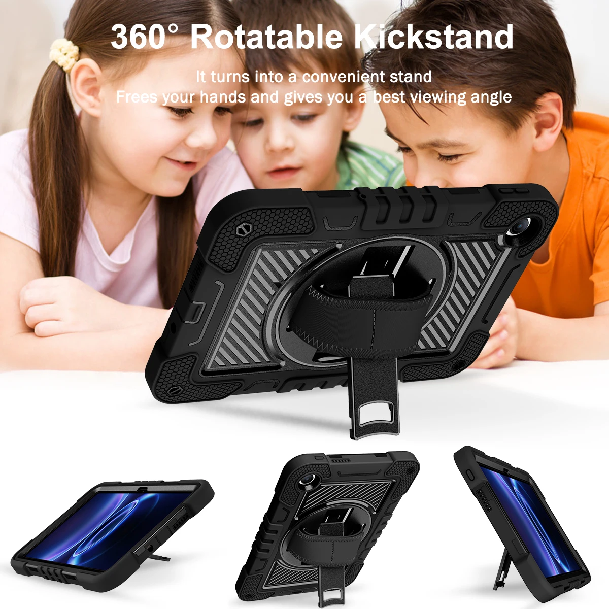For Redmi Pad 2 SE 9.7 inch 2026 Case, Shockproof Heavy Duty Protective Cover with Rotating Stand, Hand Strap & Shoulder Strap
For Redmi Pad 2 SE 9.7 inch 2026 Case, Shockproof Heavy Duty Protective Cover with Rotating Stand, Hand Strap & Shoulder Strap
