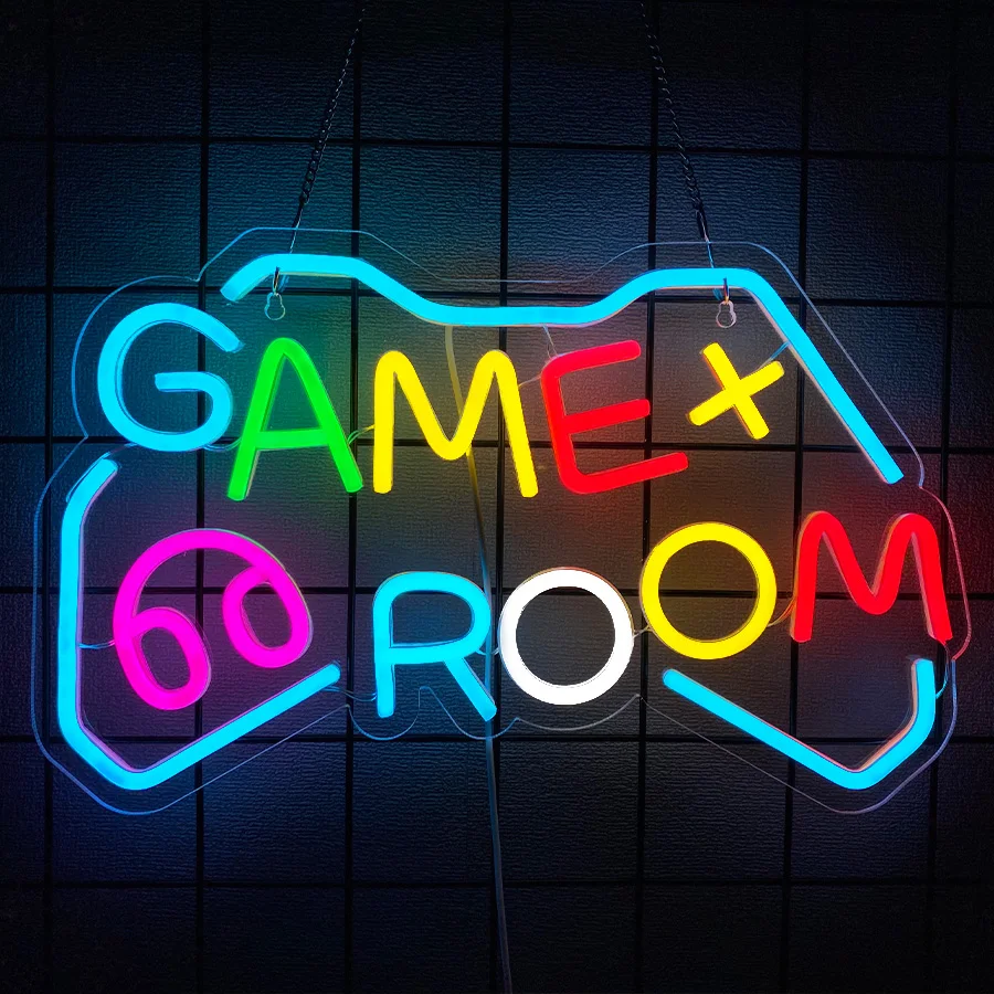 Game Room Neon Sign, Cool Gamepad Icon Usb Power Supply, Used For Bedroom, Club, Game Room, Man Cave Art Decor, Easy To Hang.
Game Room Neon Sign, Cool Gamepad Icon Usb Power Supply, Used For Bedroom, Club, Game Room, Man Cave Art Decor, Easy To Hang.