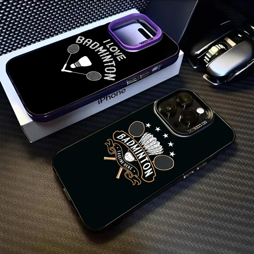 Badminton Sport Phone Case For iPhone 16 15 14 13 12 11 Pro Max Black Purple Matte Laser Metallic Aurora Funda
Badminton Sport Phone Case For iPhone 16 15 14 13 12 11 Pro Max Black Purple Matte Laser Metallic Aurora Funda