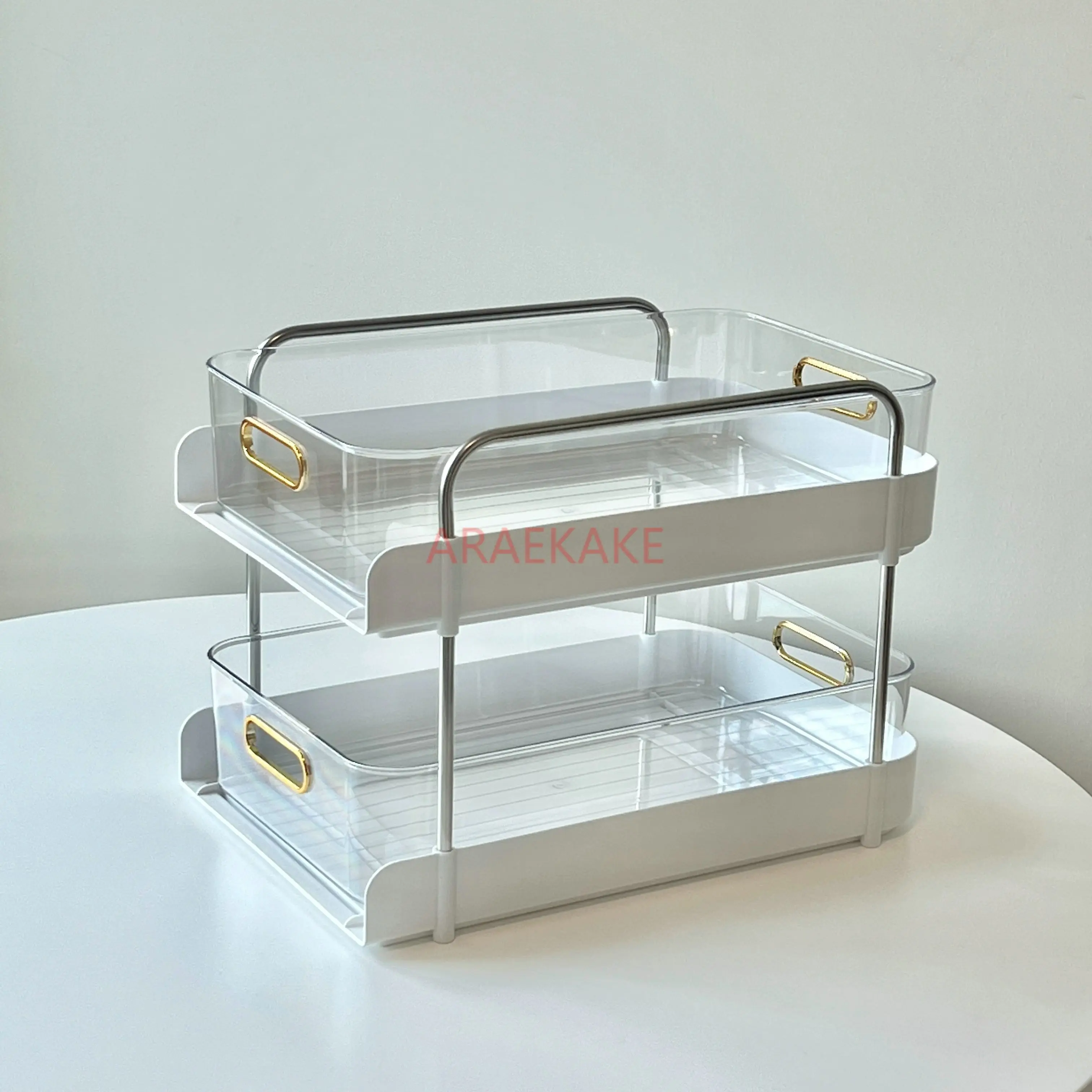 1pcs Large capacity desktop double-layer drawer storage box light luxury cosmetics perfume sundries tray shelf
1pcs Large capacity desktop double-layer drawer storage box light luxury cosmetics perfume sundries tray shelf