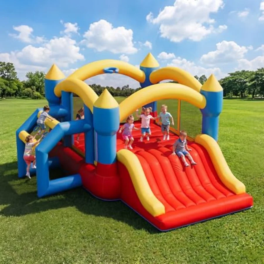 Bounce Bouse, Inflatable Bounce Castle with Slide for with Slide for Indoor Outdoor, with Blower, Family Backyard Jumping Castl
Bounce Bouse, Inflatable Bounce Castle with Slide for with Slide for Indoor Outdoor, with Blower, Family Backyard Jumping Castl