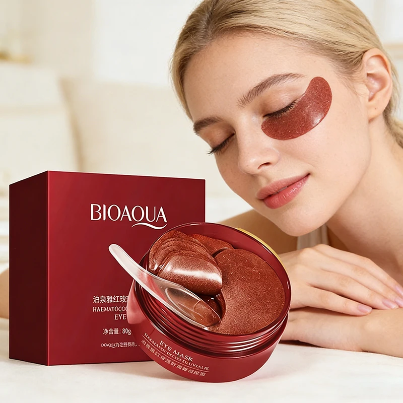60pcs BIOAQUA Haematococcus Pluvialis Eye Patches Anti Dark Circles Remove Eyes Bags Moisturizing Anti-Aging Eye Mask Skin Care
60pcs BIOAQUA Haematococcus Pluvialis Eye Patches Anti Dark Circles Remove Eyes Bags Moisturizing Anti-Aging Eye Mask Skin Care