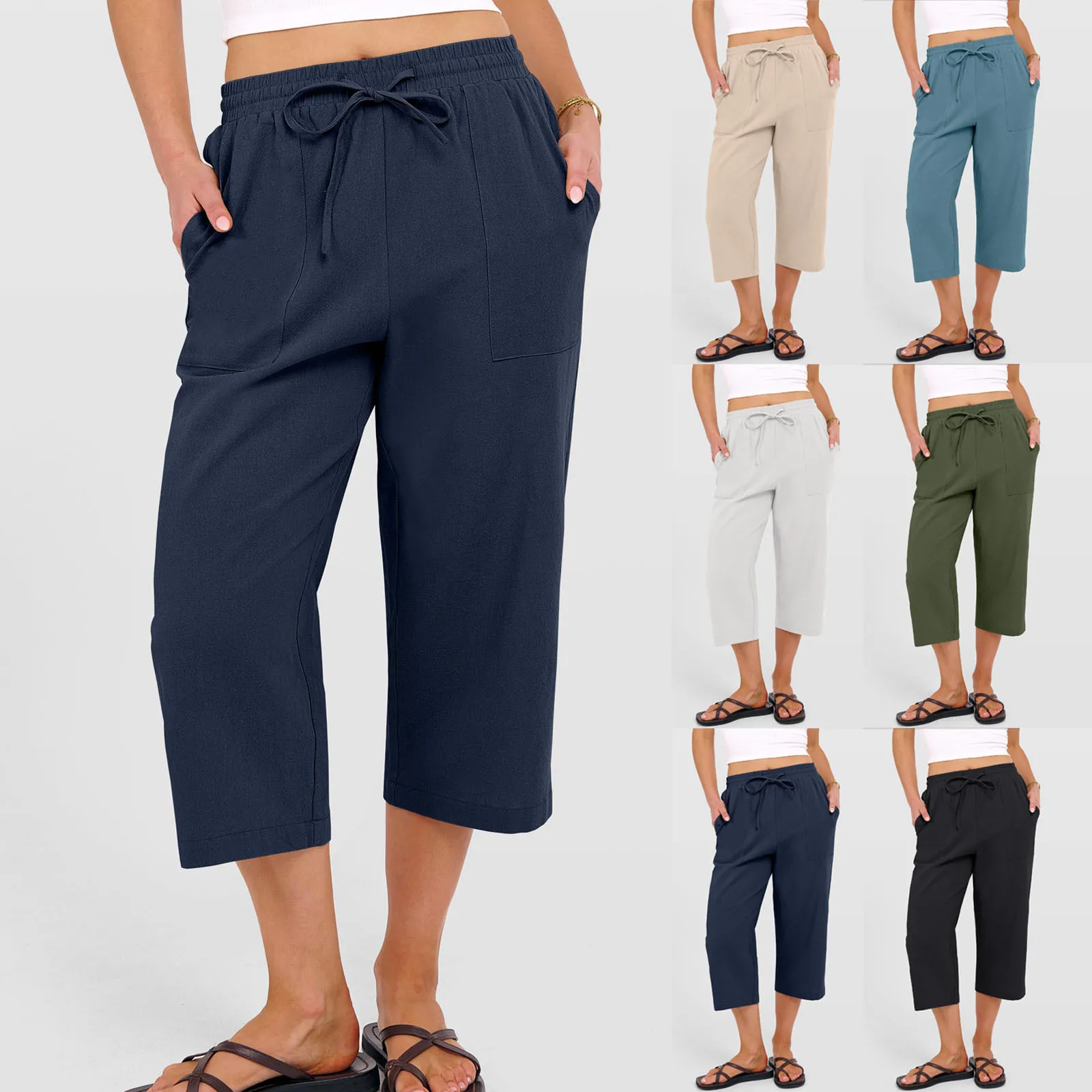 Quick Dry Capri Pants Womens Summer Hiking Cargo Pants 2 Pockets Waterproof Sun UV Protection Knee Length Shorts
Quick Dry Capri Pants Womens Summer Hiking Cargo Pants 2 Pockets Waterproof Sun UV Protection Knee Length Shorts