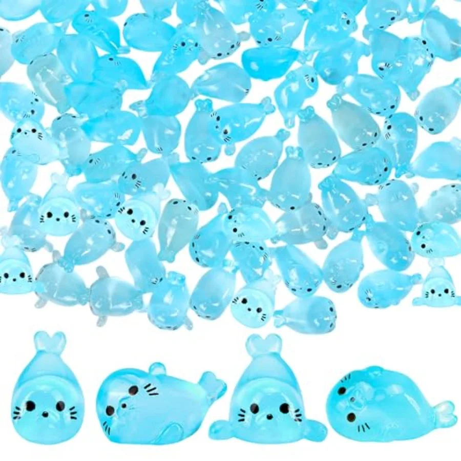 100pcs GlowinTheDark Mini Resin Ocean Animal Decorations Luminous Seal Figurines for Fairy Garden Aquarium Potted Plants Desk D
100pcs GlowinTheDark Mini Resin Ocean Animal Decorations Luminous Seal Figurines for Fairy Garden Aquarium Potted Plants Desk D