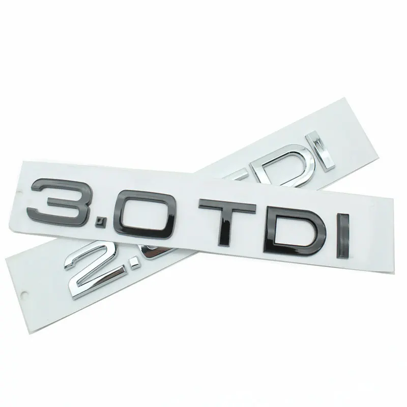 2.0TDI 3.0TDI car stickers for Audi refit decal tail logo decoration label displacement standard TDI car accessories universal
2.0TDI 3.0TDI car stickers for Audi refit decal tail logo decoration label displacement standard TDI car accessories universal