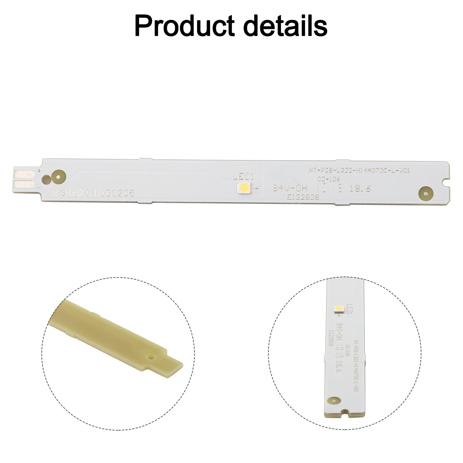 1PC BSH9001030205 Refrigerator Light Bar 112x12mm Refrigerator Parts For Siemens BSH 9001030205 9001069888 3V 6V Appliances Part
1PC BSH9001030205 Refrigerator Light Bar 112x12mm Refrigerator Parts For Siemens BSH 9001030205 9001069888 3V 6V Appliances Part