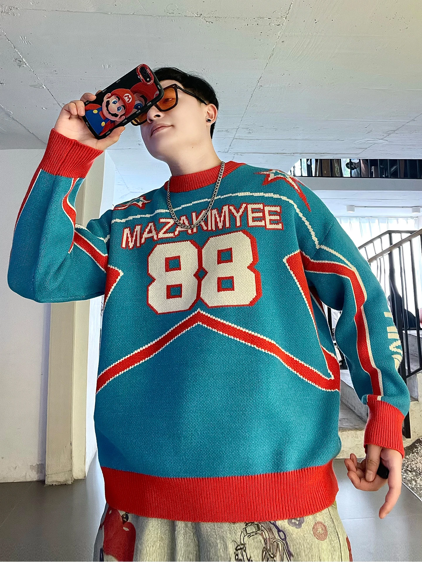 Американский ретро-свитер с принтом-надписью, осенне-зимняя спортивная вязаная куртка, модная брендовая верхняя одежда, повседневный стиль
Американский ретро-свитер с принтом-надписью, осенне-зимняя спортивная вязаная куртка, модная брендовая верхняя одежда, повседневный стиль