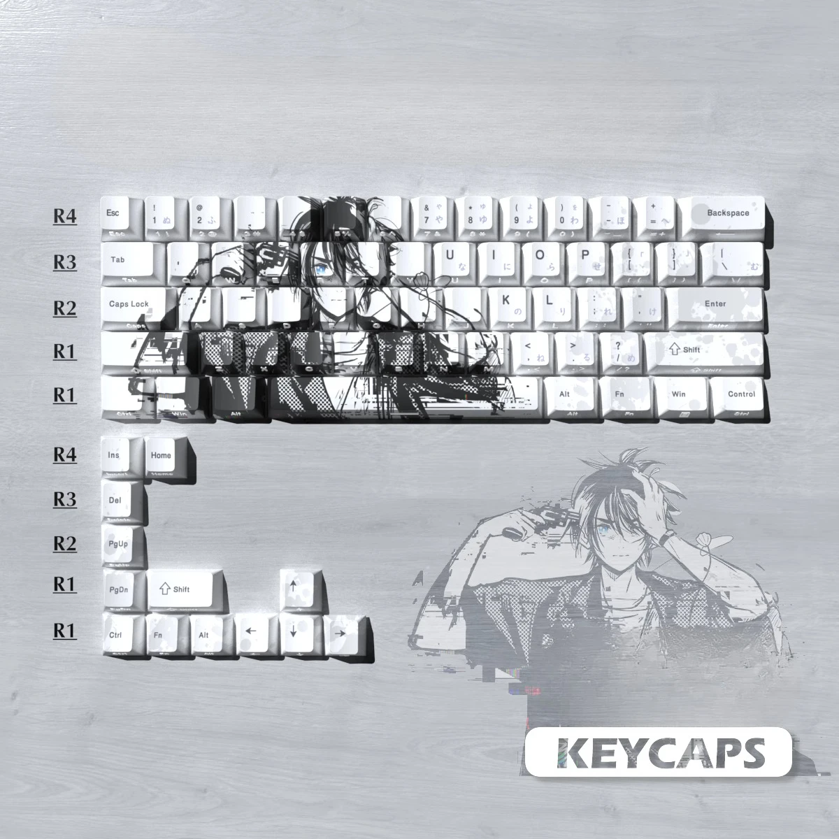Summer reproduction keycap positive engraving side engraving light suitable for wooting ez63 made68, etc
Summer reproduction keycap positive engraving side engraving light suitable for wooting ez63 made68, etc