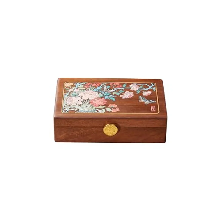 Travel Jewelry Case Small Wood Jewelry Organizer Jewelry Box for Women Nut-Brown Print E
Travel Jewelry Case Small Wood Jewelry Organizer Jewelry Box for Women Nut-Brown Print E