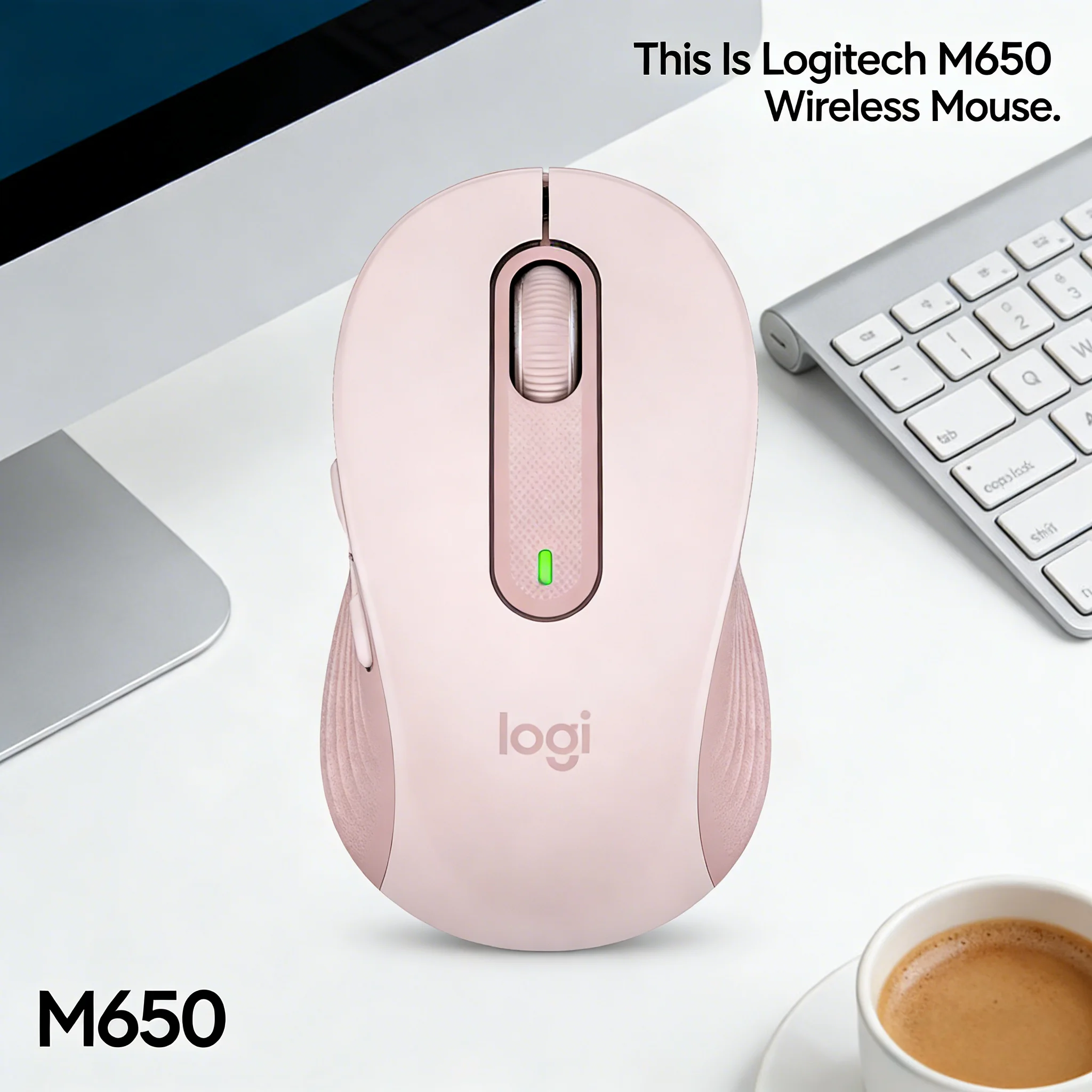 Logitech M650 /M650L Customizable Side Buttons Mouse Personalized Office 90% Noise Reduction
Logitech M650 /M650L Customizable Side Buttons Mouse Personalized Office 90% Noise Reduction