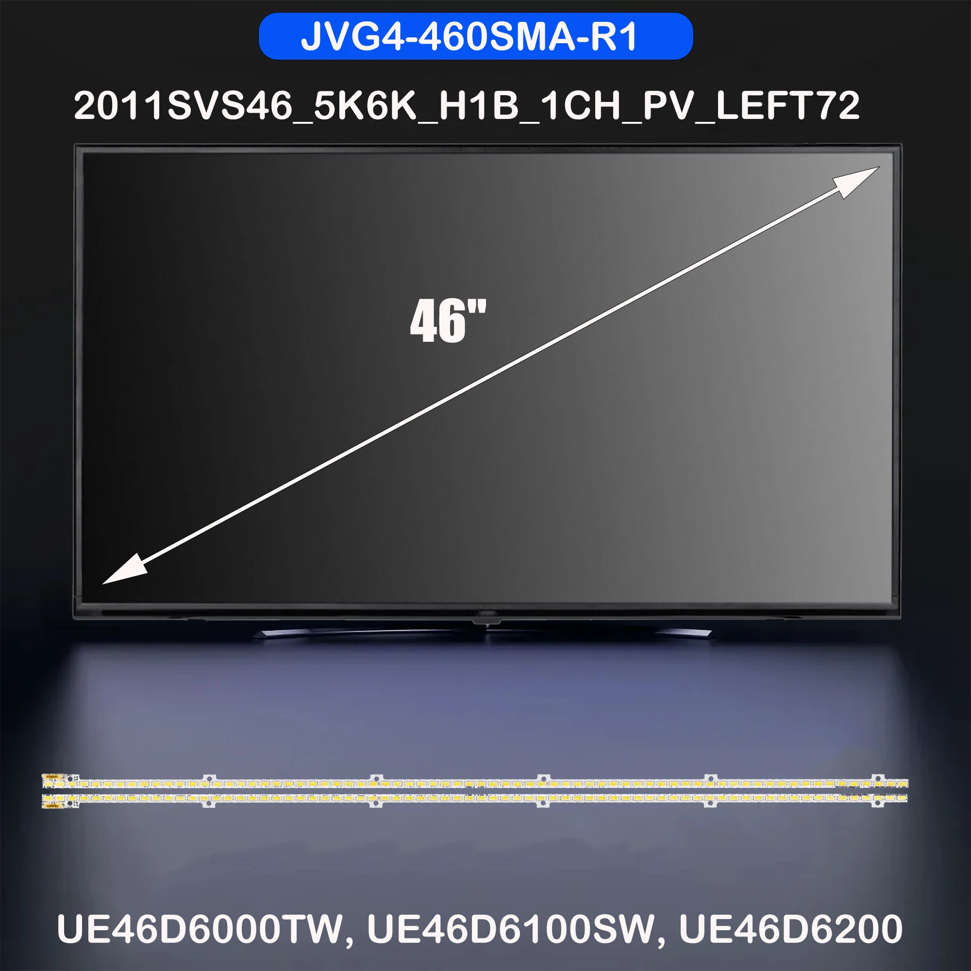 Светодиодная лента подсветки для UE46D6517WK UE46D6530WK UE46D6530WS UE46D6535WS UE46D6537WK UE46D6540UQ UE46D6540US UE46D6545US
Светодиодная лента подсветки для UE46D6517WK UE46D6530WK UE46D6530WS UE46D6535WS UE46D6537WK UE46D6540UQ UE46D6540US UE46D6545US