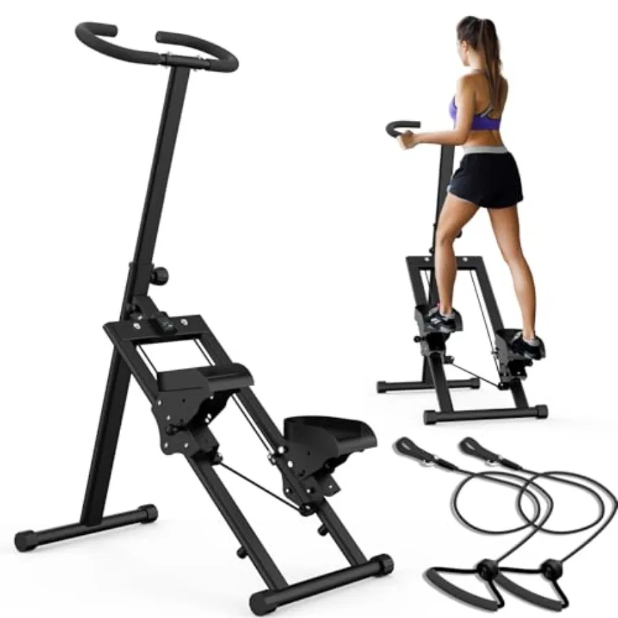 Stair Stepper Vertical Stair Master for home gym use steel frame black finish adjustable resistance bands ergonomic handlebar n
Stair Stepper Vertical Stair Master for home gym use steel frame black finish adjustable resistance bands ergonomic handlebar n