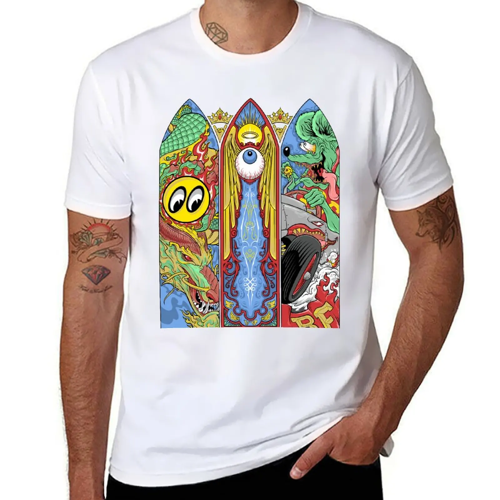Новая модная футболка Moon Eye Vondeach Ratfink, создайте свою собственную футболку с принтом аниме, мужскую модную свободную и удобную футболку
Новая модная футболка Moon Eye Vondeach Ratfink, создайте свою собственную футболку с принтом аниме, мужскую модную свободную и удобную футболку
