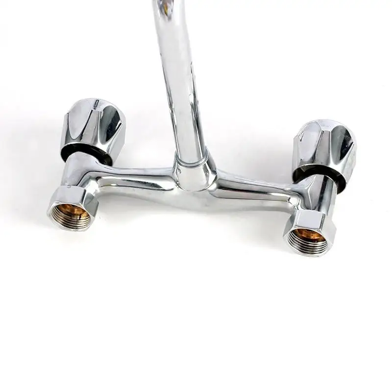 Wall Mounted Water Faucet Double Handle Sink Basin Tap Cold hot Sink Tap Mixer Basin Kitchen Tap Dual Wash Bathroom Hole Water
Wall Mounted Water Faucet Double Handle Sink Basin Tap Cold hot Sink Tap Mixer Basin Kitchen Tap Dual Wash Bathroom Hole Water