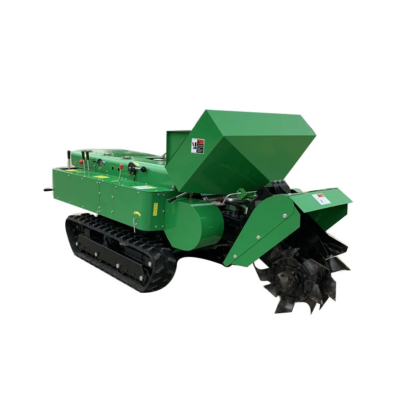 Agricultural small trenching machine, multi-functional orchard trenching and fertilizing machine, remote control crawler
Agricultural small trenching machine, multi-functional orchard trenching and fertilizing machine, remote control crawler
