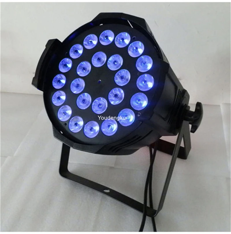 4 штуки светодиодных прожекторов для вечеринок, дискотек, свадеб, 24x15W RGBWA 5in1, DMX-управляемые.
4 штуки светодиодных прожекторов для вечеринок, дискотек, свадеб, 24x15W RGBWA 5in1, DMX-управляемые.
