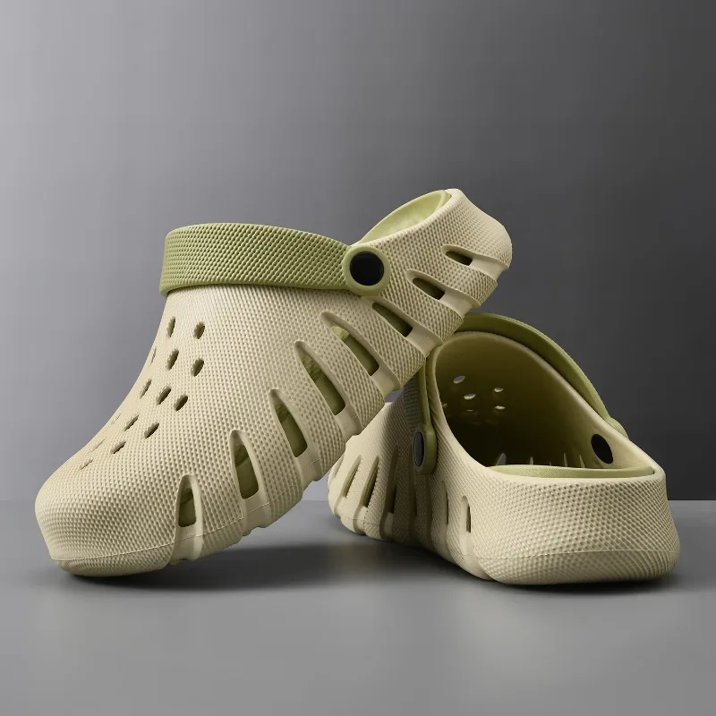2026Summer Women Men Hollow Out EVA Clogs Non Slip Adjustable Strap Platform Garden Shoes Beach Slip on Breathable Hole Slippers
2026Summer Women Men Hollow Out EVA Clogs Non Slip Adjustable Strap Platform Garden Shoes Beach Slip on Breathable Hole Slippers
