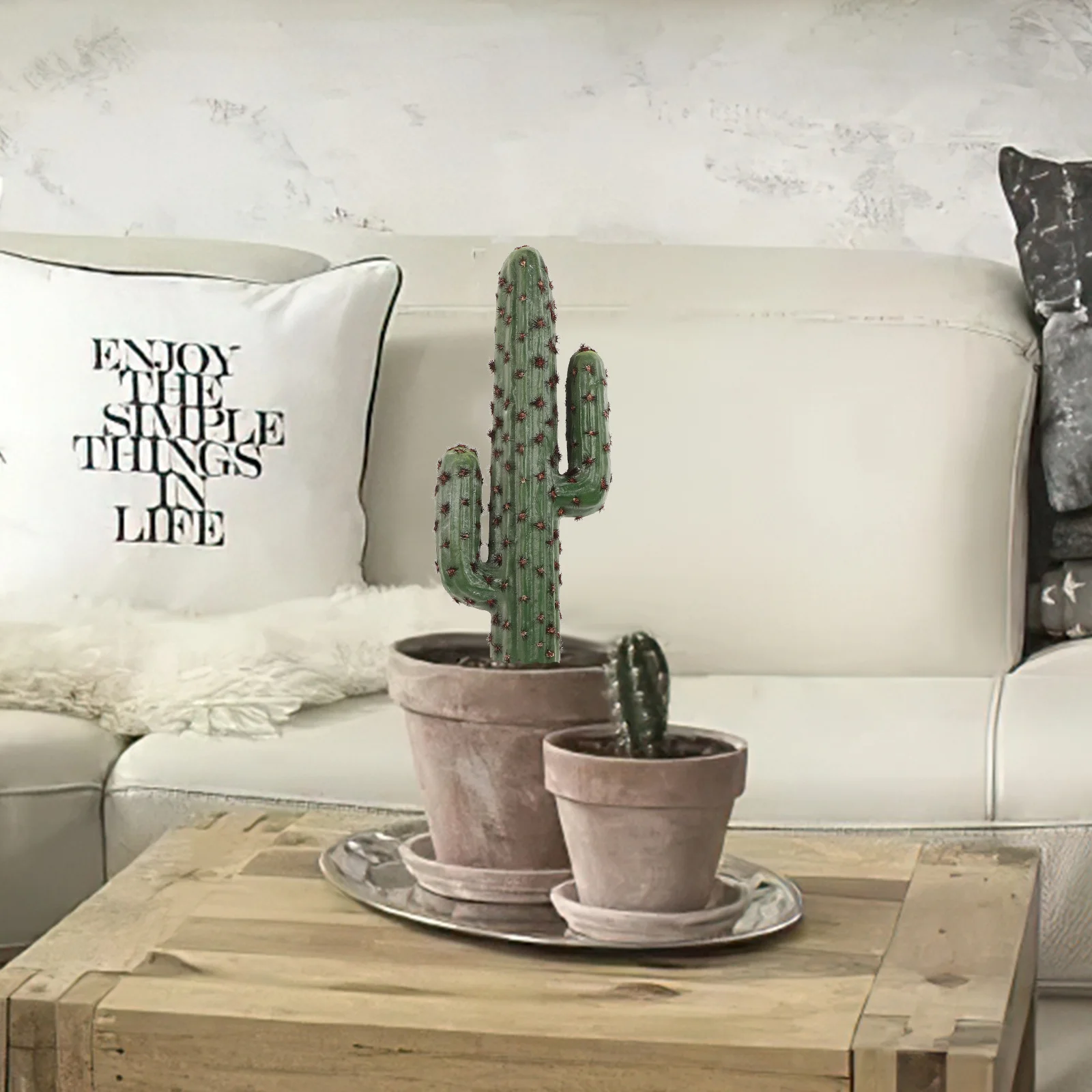 Simulation Cactus Fake Unpotted Plastic Landscape Cactus Ornament Garden Tabletop Decor Realistic Indoor Adornment
Simulation Cactus Fake Unpotted Plastic Landscape Cactus Ornament Garden Tabletop Decor Realistic Indoor Adornment