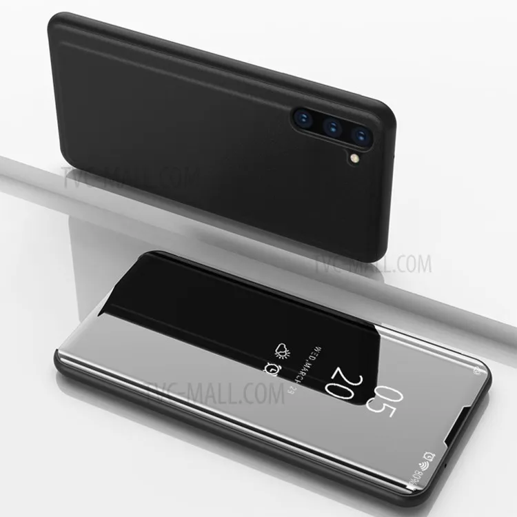 View Window Plated Mirror Surface Leather Stand Case for Samsung Galaxy Note 10 / Note 10 5G - Black
View Window Plated Mirror Surface Leather Stand Case for Samsung Galaxy Note 10 / Note 10 5G - Black
