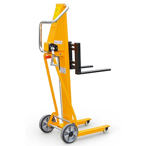 Небольшой ручной штабелер с поддонами, ручной вилочный погрузчик
Небольшой ручной штабелер с поддонами, ручной вилочный погрузчик