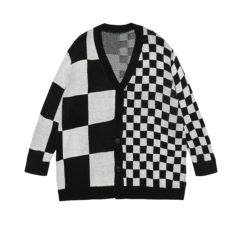 Loose Plaid Knitted Sweater Men's Spring Autumn New Style INS Trendy Brand Teenager Woolen Knitwear V-neck Long Sleeve Casual
Loose Plaid Knitted Sweater Men's Spring Autumn New Style INS Trendy Brand Teenager Woolen Knitwear V-neck Long Sleeve Casual