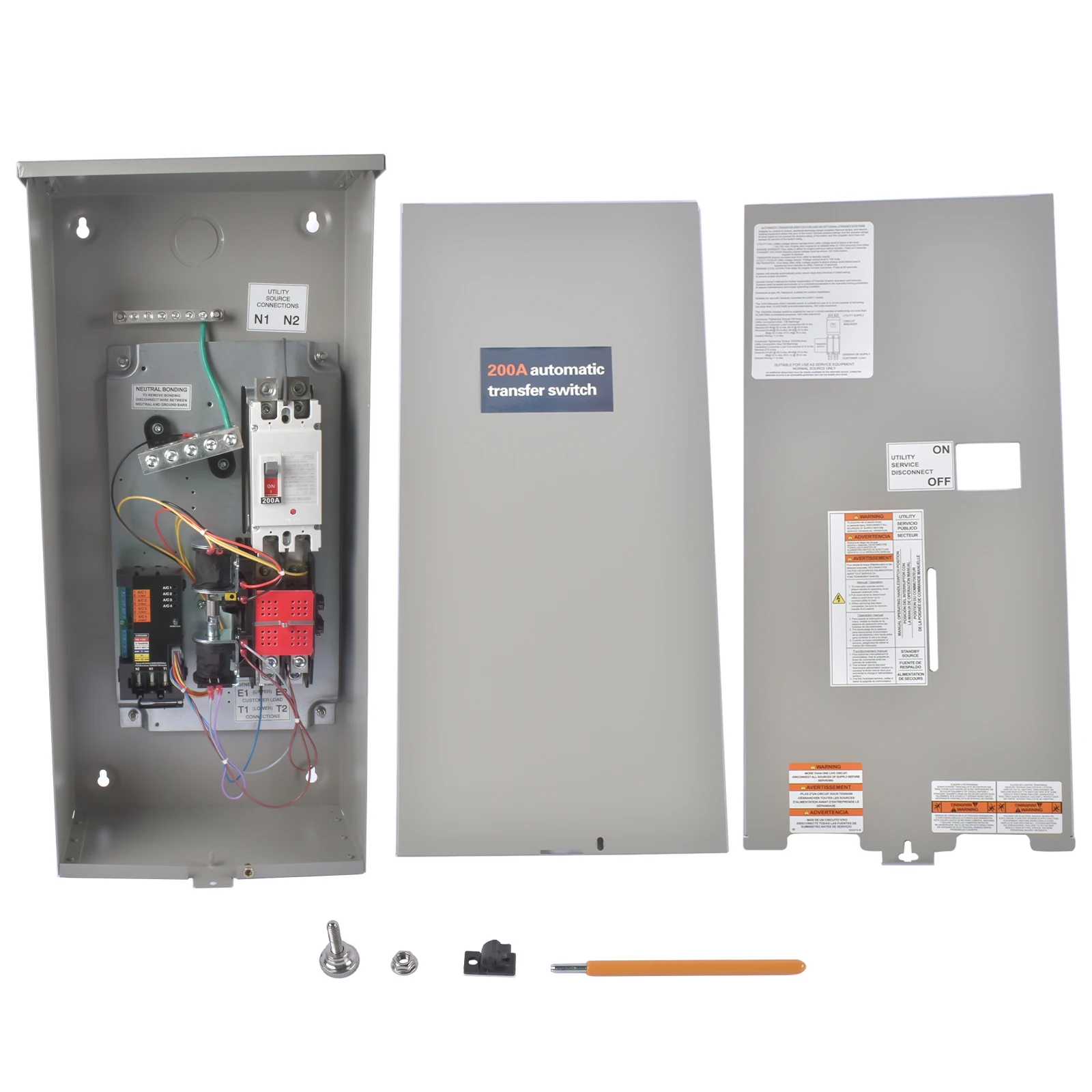 AP01 200 Amp Single-Phase Automatic Transfer Switch For Generac RXSW200A3 120/240V
AP01 200 Amp Single-Phase Automatic Transfer Switch For Generac RXSW200A3 120/240V