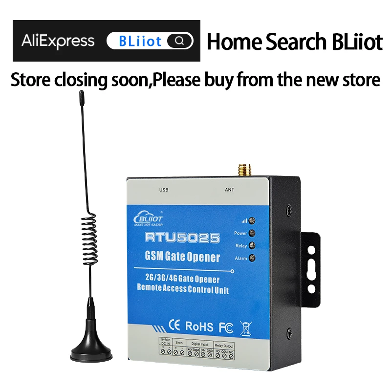3G Gate Opener Door Opener Remote Switch On Off By Phone for Door Access Car Parking Systems Supporting 3V SIM Card RTU5025
3G Gate Opener Door Opener Remote Switch On Off By Phone for Door Access Car Parking Systems Supporting 3V SIM Card RTU5025