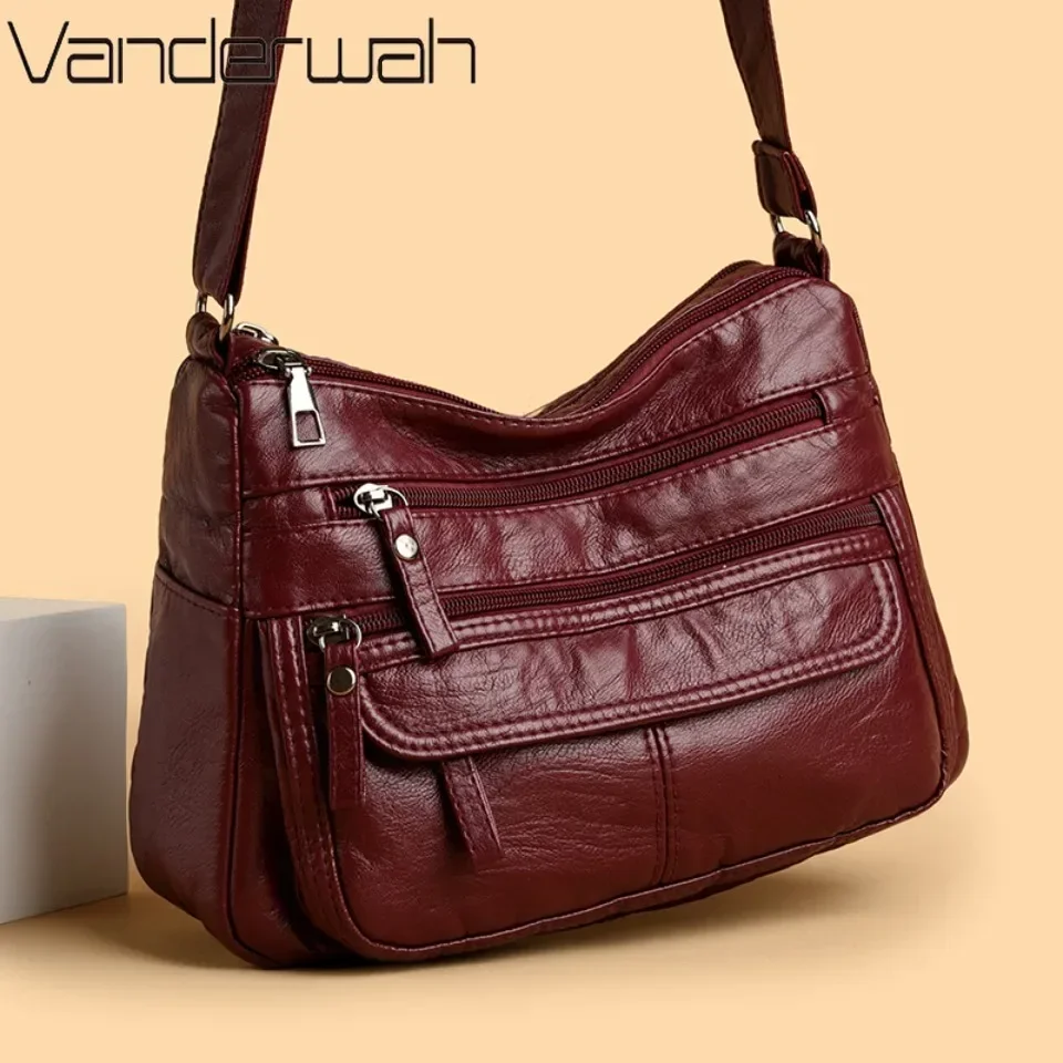 Luxury Handbags Women Bags Designer High Quality Multi-pocket Soft PU Leather Casual Shoulder Cross Body Bags for Women Sac
Luxury Handbags Women Bags Designer High Quality Multi-pocket Soft PU Leather Casual Shoulder Cross Body Bags for Women Sac