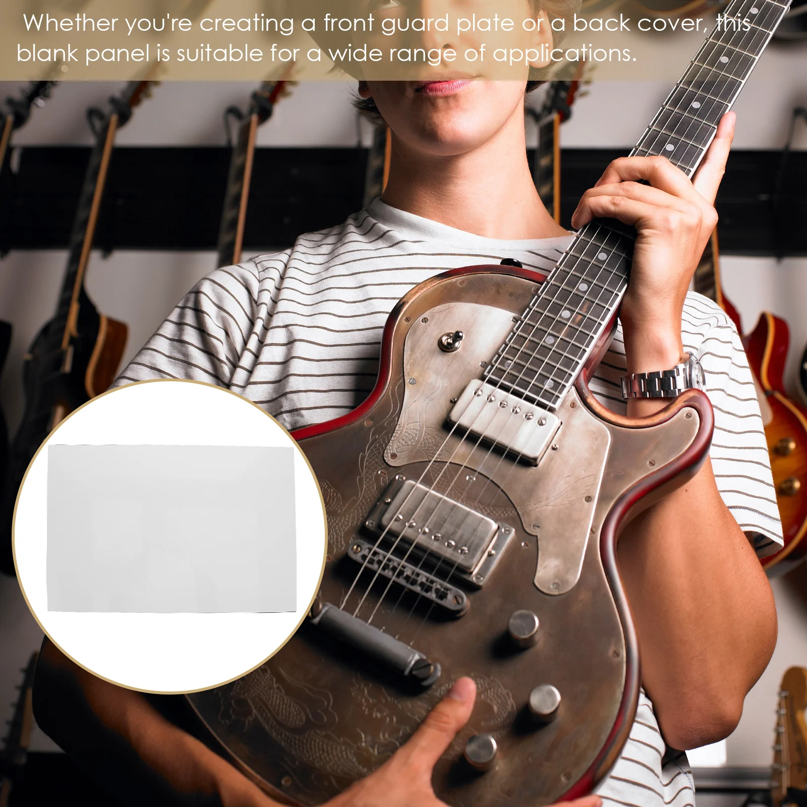 Universal Guitar Material PVC Board for Electric Bass DIY Scratch Plate Replacement Sheet Durable Protective Panel
Universal Guitar Material PVC Board for Electric Bass DIY Scratch Plate Replacement Sheet Durable Protective Panel