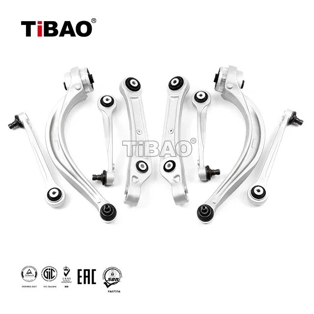 TiBAO Auto Suspension Complete Control Arm Kit for Audi Q7 VW TOUAREG 2014 4M0407151F 4M0407152F 4M0407505B 4M0407506B
TiBAO Auto Suspension Complete Control Arm Kit for Audi Q7 VW TOUAREG 2014 4M0407151F 4M0407152F 4M0407505B 4M0407506B