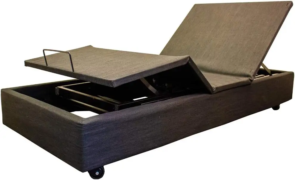 Electric Adjustable Bed Base ,with Variable Height High-Low Positioning and Wall Hugger Feature. Twin XLBed Frame
Electric Adjustable Bed Base ,with Variable Height High-Low Positioning and Wall Hugger Feature. Twin XLBed Frame