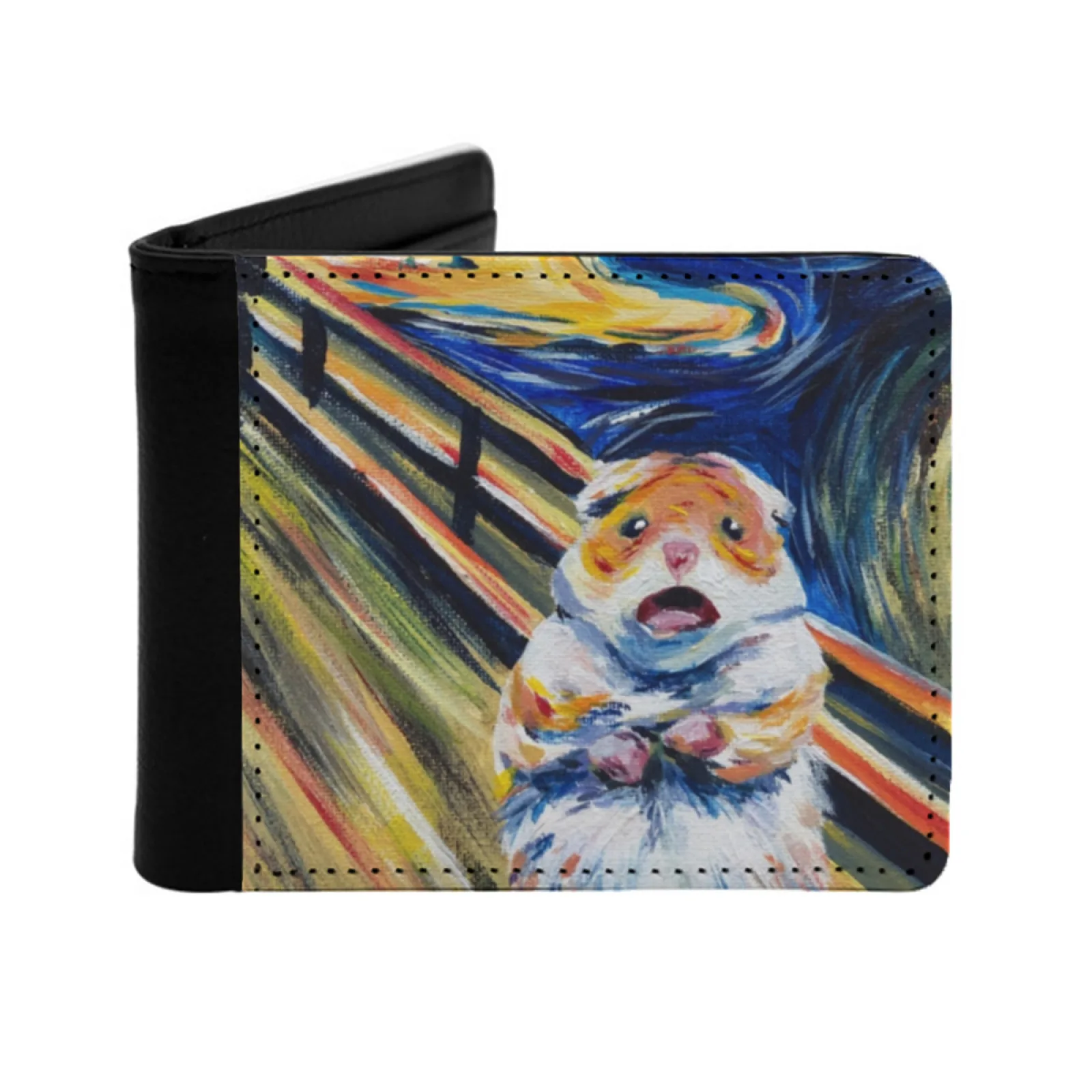 Мужской кошелек The Screaming Hamster, кошелек из искусственной кожи, многофункциональный кошелек для кредитных карт, акриловый мем, хомяк, забавный Munch
Мужской кошелек The Screaming Hamster, кошелек из искусственной кожи, многофункциональный кошелек для кредитных карт, акриловый мем, хомяк, забавный Munch