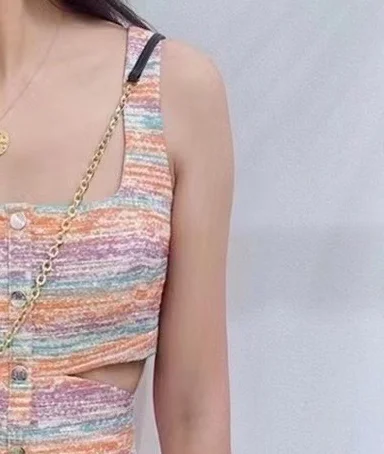 Women's Striped Slim Sling Dress 2023 Summer New Slim Evening Party Mini Dress
Women's Striped Slim Sling Dress 2023 Summer New Slim Evening Party Mini Dress