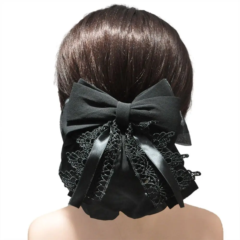 Elegant Ribbon Ruffled Edges Hair Net Flower Sweet Bow Snood Nurse Korean Style Hairgrips Cover Net Bank
Elegant Ribbon Ruffled Edges Hair Net Flower Sweet Bow Snood Nurse Korean Style Hairgrips Cover Net Bank