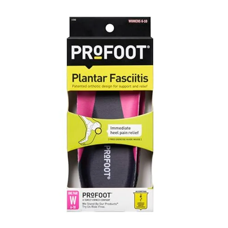 PROFOOT Plantar Fasciitis Orthotic Insoles for Women Sizes 6-0 Gel Shoe Inserts for Instant Heel Pain Relief and Arch Support o
PROFOOT Plantar Fasciitis Orthotic Insoles for Women Sizes 6-0 Gel Shoe Inserts for Instant Heel Pain Relief and Arch Support o