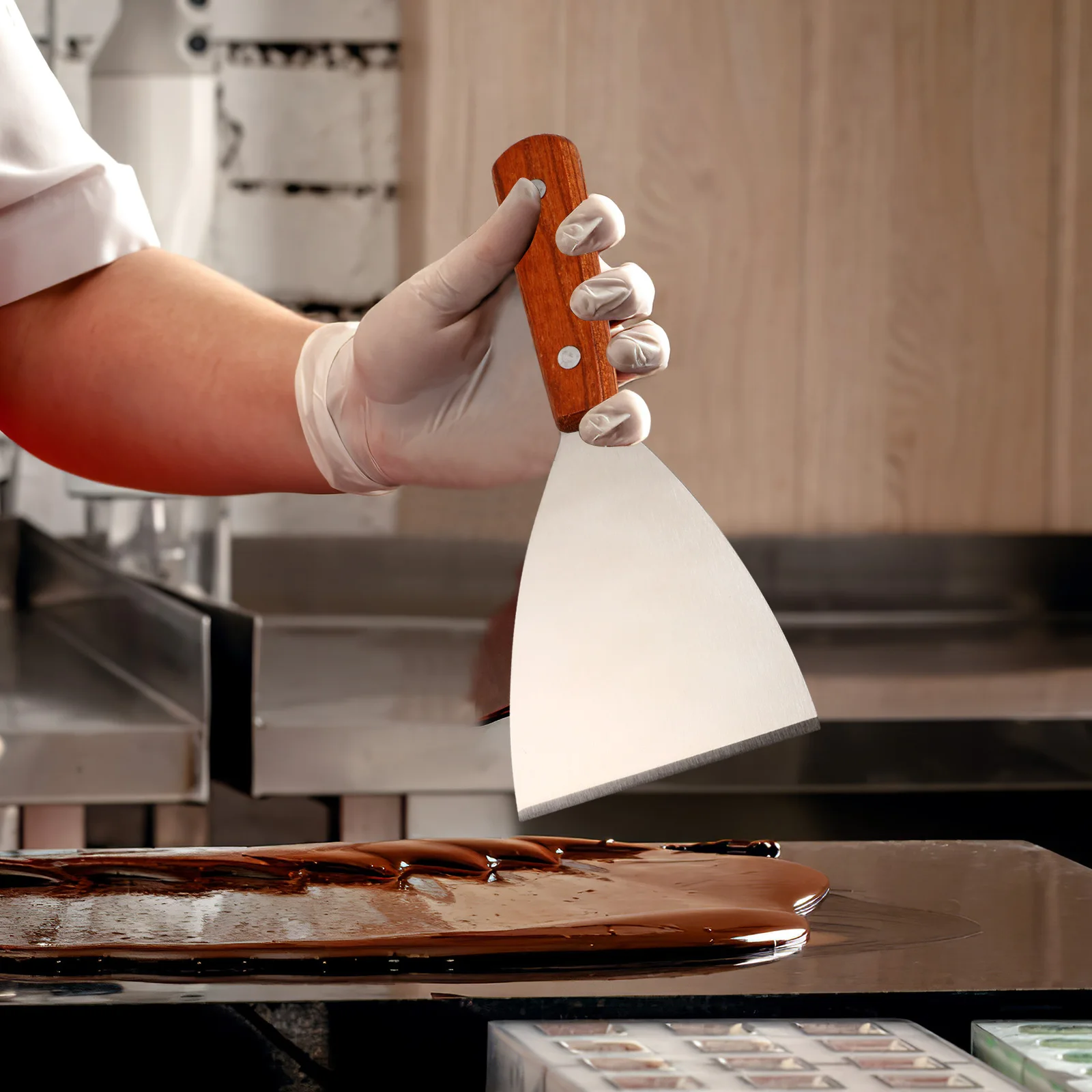 2Pcs Stainless Steel Grill Scrapers Slant Wood Handle Steak Shovel Bbq Cooking Pancake Spatula Pizza Scraper Kitchen Supplies
2Pcs Stainless Steel Grill Scrapers Slant Wood Handle Steak Shovel Bbq Cooking Pancake Spatula Pizza Scraper Kitchen Supplies