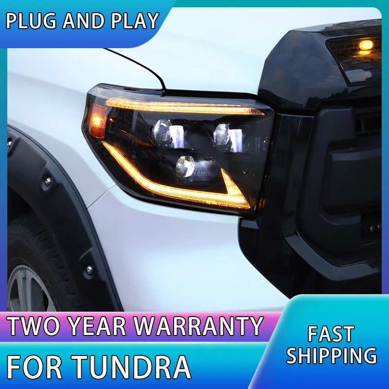 Автомобильный Стайлинг для Toyota Tundra фары 2014-2021 Tundra фары DRL динамический сигнал поворота фары дальнего света
Автомобильный Стайлинг для Toyota Tundra фары 2014-2021 Tundra фары DRL динамический сигнал поворота фары дальнего света