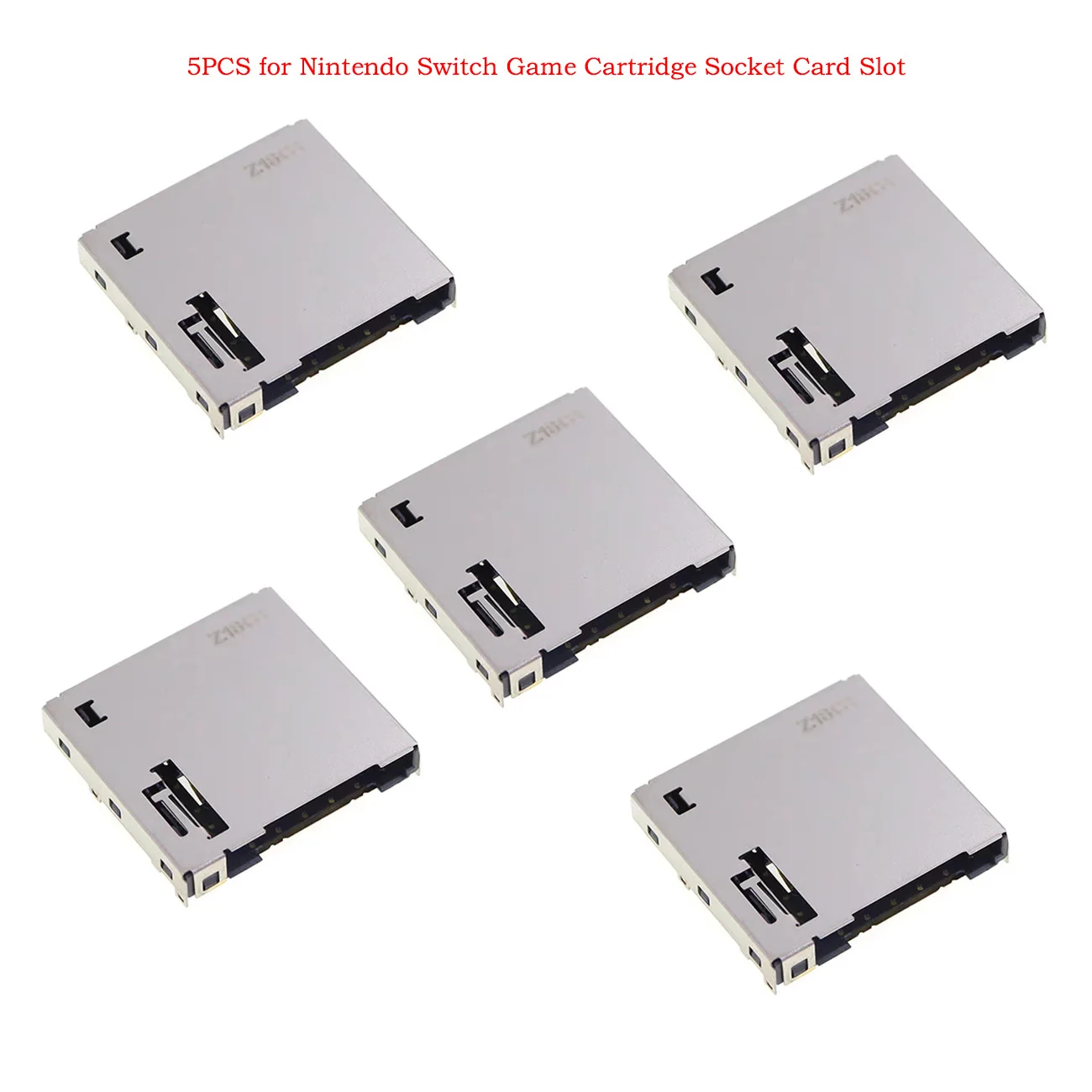 5Pcs Game Card Cartridge Reader Slot Socket Game Cartridge Card Slot Reader for Nintendo Switch
5Pcs Game Card Cartridge Reader Slot Socket Game Cartridge Card Slot Reader for Nintendo Switch