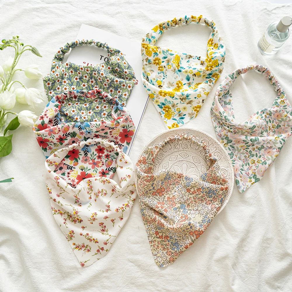 Headbands Vintage Flower Hair Accessories Elastic Floral Triangle Bandana Turban Hair Scarf Headwrap
Headbands Vintage Flower Hair Accessories Elastic Floral Triangle Bandana Turban Hair Scarf Headwrap