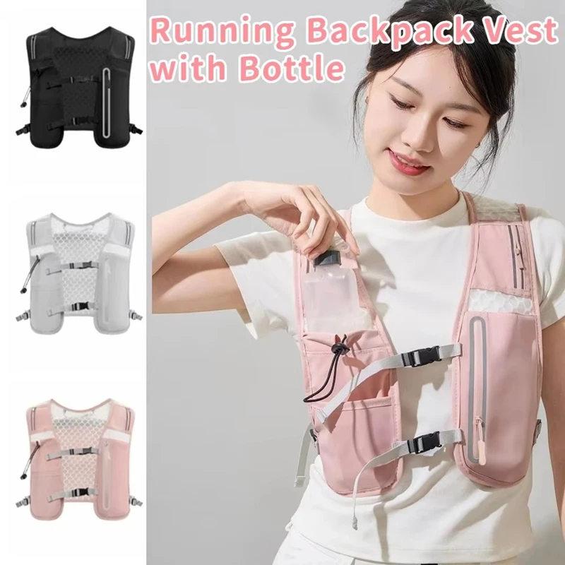 Reflective Running Vest Bag Waterproof Running Moisturizing Vest With Kettle Breathable Nylon Bicycle Vest Backpack Hiking Trip
Reflective Running Vest Bag Waterproof Running Moisturizing Vest With Kettle Breathable Nylon Bicycle Vest Backpack Hiking Trip