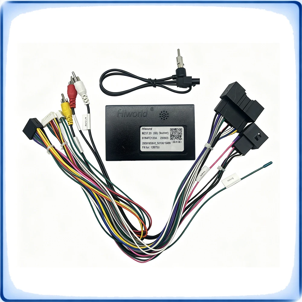 For Mazda BT-50 2012-2017 Car Radio Wiring Harness 16-Pin to 24-Pin with CANBUS Decoder Box Steering Wheel Control Adapter
For Mazda BT-50 2012-2017 Car Radio Wiring Harness 16-Pin to 24-Pin with CANBUS Decoder Box Steering Wheel Control Adapter
