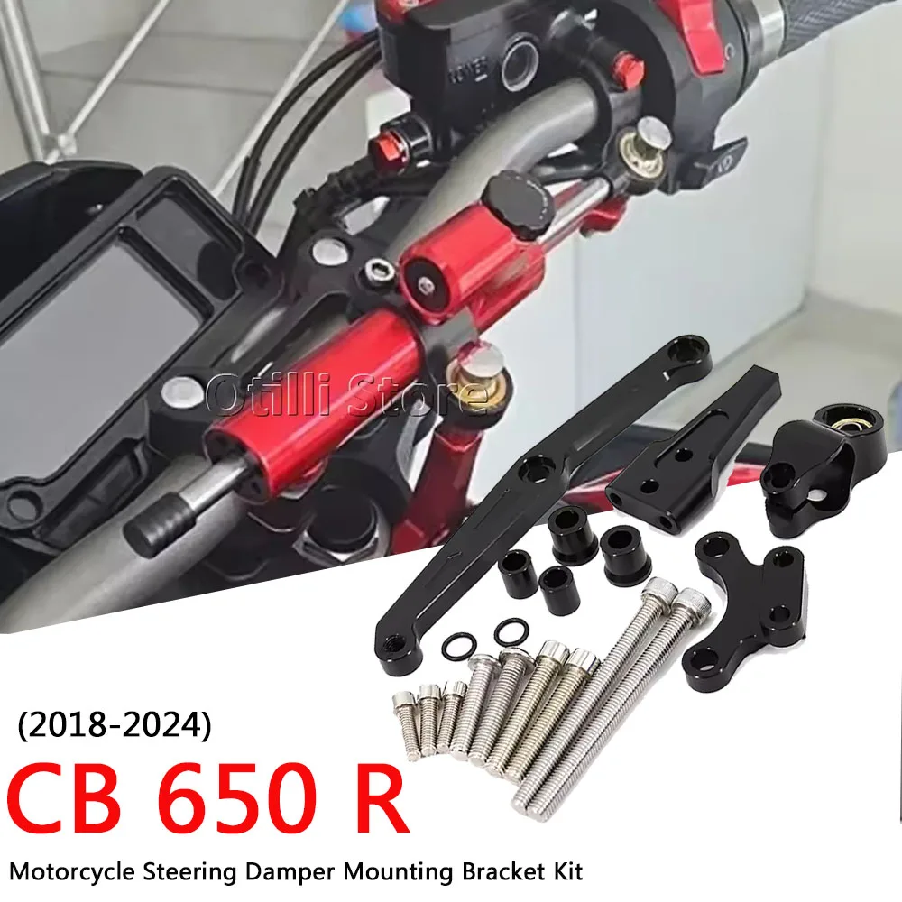 New For Honda CB650R CB 650 R cb650r 2018-2024 2023 2022 2021 Motorcycle Steering Stabilizer Damper Mounting Bracket Kit
New For Honda CB650R CB 650 R cb650r 2018-2024 2023 2022 2021 Motorcycle Steering Stabilizer Damper Mounting Bracket Kit