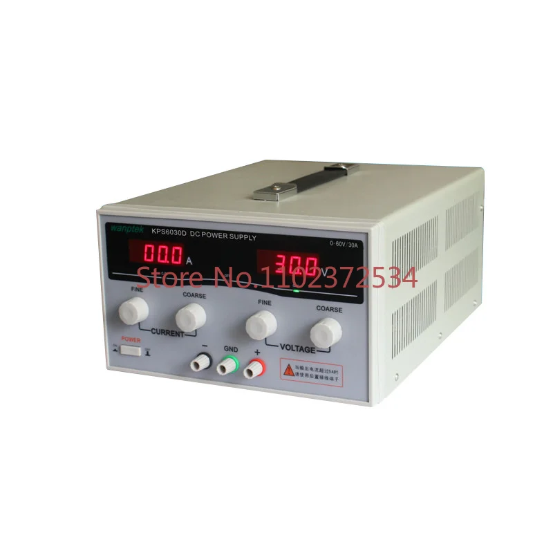 KPS6030D 60V 30A High Power Digital Adjustable Switching DC Regulated Power Source Lab Bench Variable Power Supply
KPS6030D 60V 30A High Power Digital Adjustable Switching DC Regulated Power Source Lab Bench Variable Power Supply
