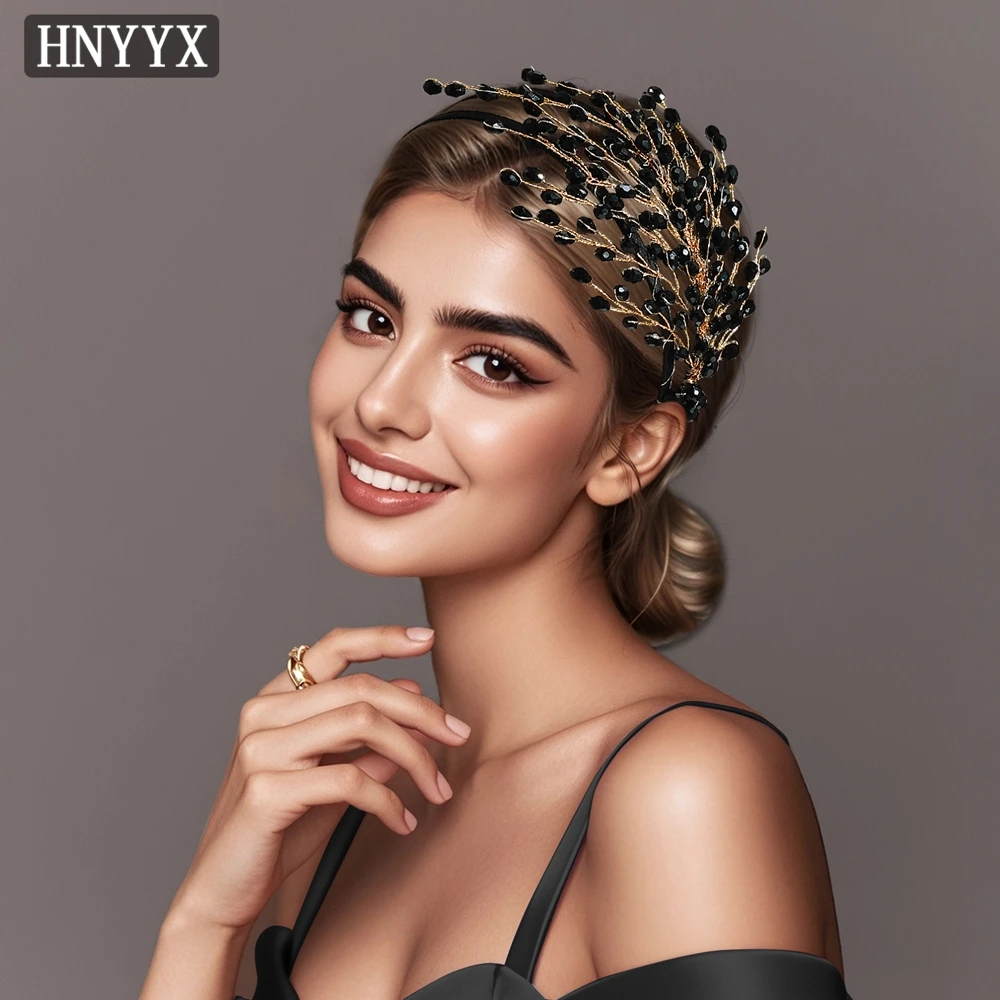 HNYYX Luxury Crystal Headband Handmade Beaded Hairpiece High-end Women's Headdress Fashion Bride Accessories A214
HNYYX Luxury Crystal Headband Handmade Beaded Hairpiece High-end Women's Headdress Fashion Bride Accessories A214