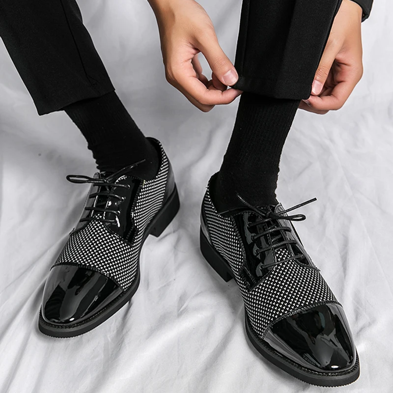 Spring Summer Men's Formal Leather Shoes Leather Splicing Business Shoes Trendy Outdoor Leather Shoes Men Formal Shoes For Men
Spring Summer Men's Formal Leather Shoes Leather Splicing Business Shoes Trendy Outdoor Leather Shoes Men Formal Shoes For Men