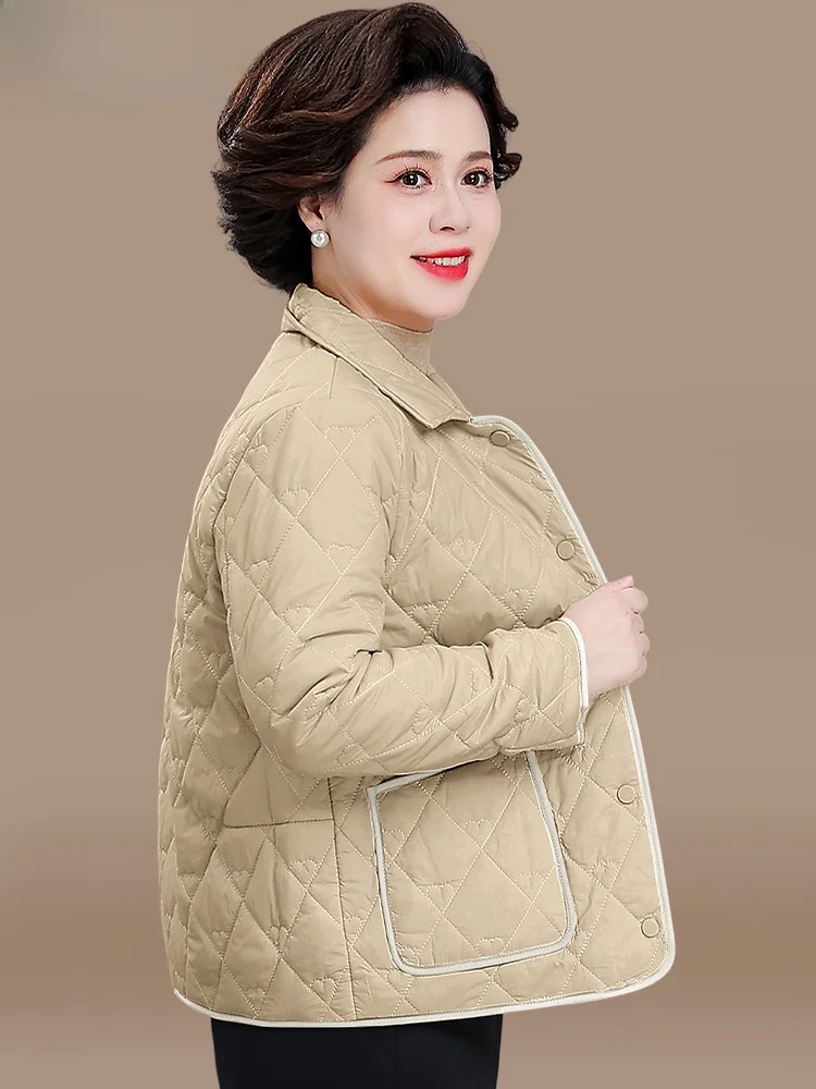 Lightweight ort Cotton Jaet Women's Faionable Autumn Winter Coat Mom's Sle Small Fraance Wind Zipper Cardigan
Lightweight ort Cotton Jaet Women's Faionable Autumn Winter Coat Mom's Sle Small Fraance Wind Zipper Cardigan