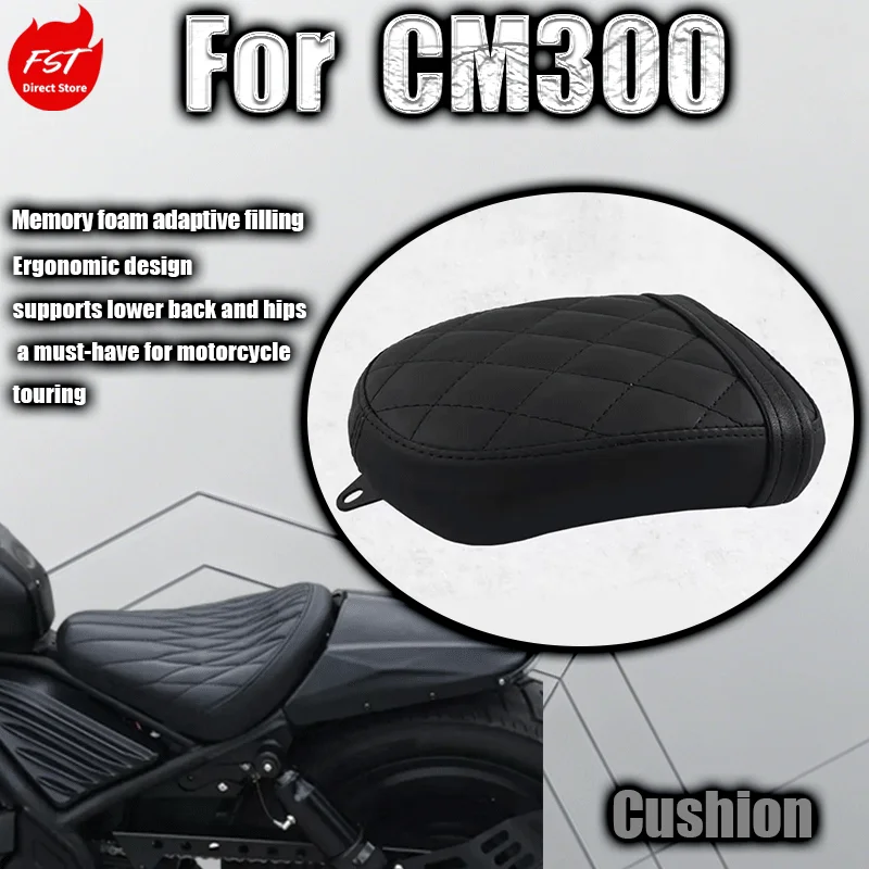 For Rebel CM300 Modified Seat Cushion Accessories, Thickened Diamond Pattern Single Seat, Retro Style, Handmade Seat
For Rebel CM300 Modified Seat Cushion Accessories, Thickened Diamond Pattern Single Seat, Retro Style, Handmade Seat