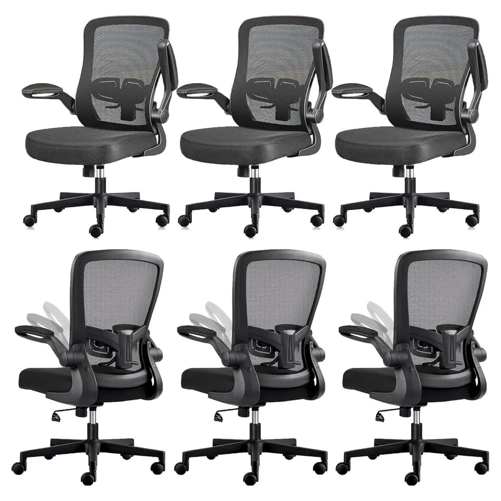 Office Desk Chair with Wheels Ergonomic Breathable Mesh Desk Chair with Lumbar Support Adjustable FlipUp Arms Executive Rolling
Office Desk Chair with Wheels Ergonomic Breathable Mesh Desk Chair with Lumbar Support Adjustable FlipUp Arms Executive Rolling